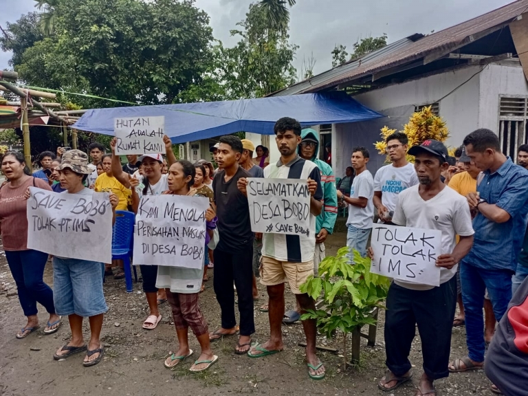 Warga Bobo Tolak Ekspansi Nikel Harita Group 