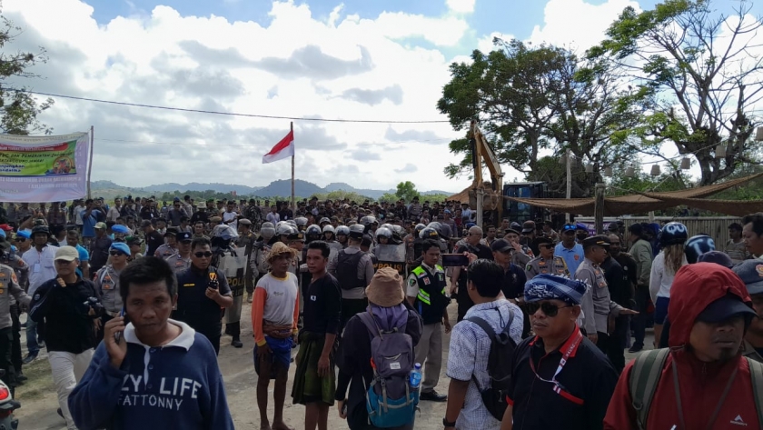Main Bongkar Paksa di KEK Mandalika